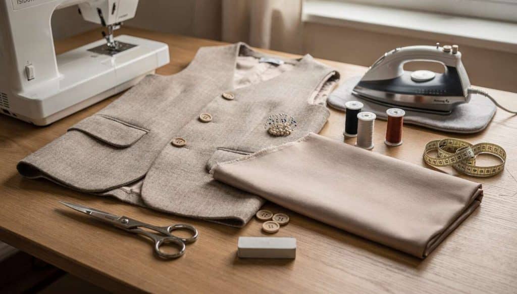 Gilet Isidore : patron facile et élégant