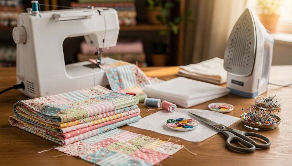 Tuto couture : coudre un cabas en patchwork