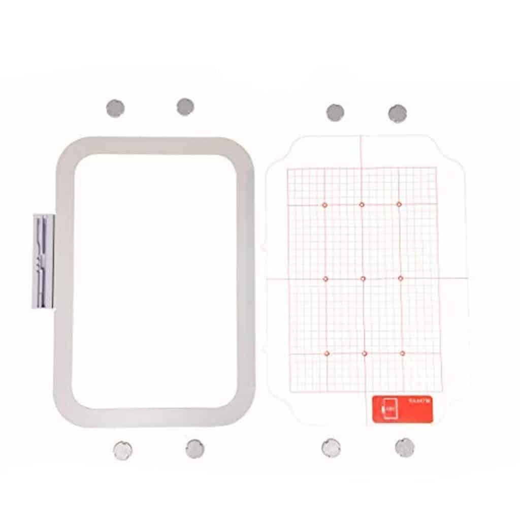 Test cerceau magnétique Jumbo Brother pour broderie