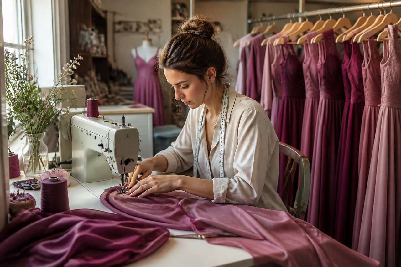 Coudre des robes de demoiselles d'honneur : guide pratique