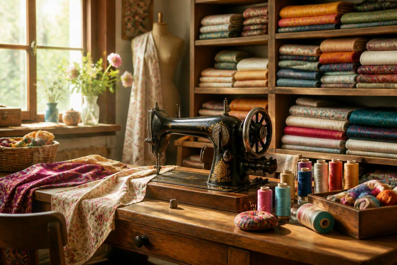 Découvrir l'atelier couture du bazar d'anne-charlotte