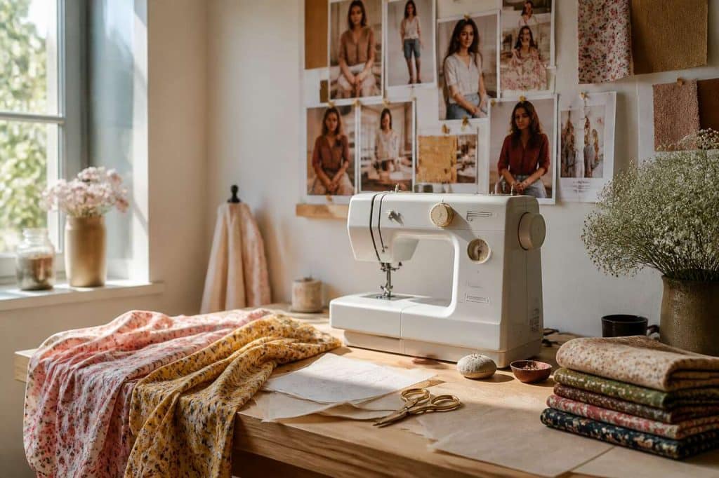 Patrons de couture inspirés de Sézane : créez votre garde-robe à la maison