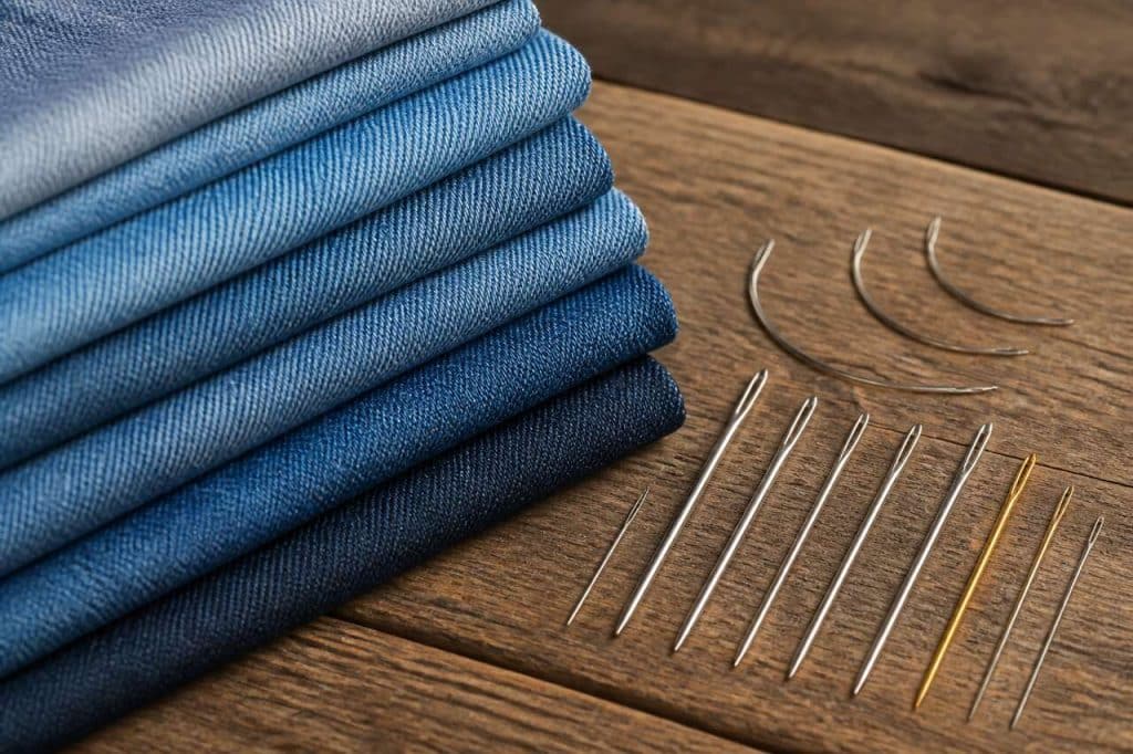 Comment choisir les tissus et aiguilles pour coudre un jean ?