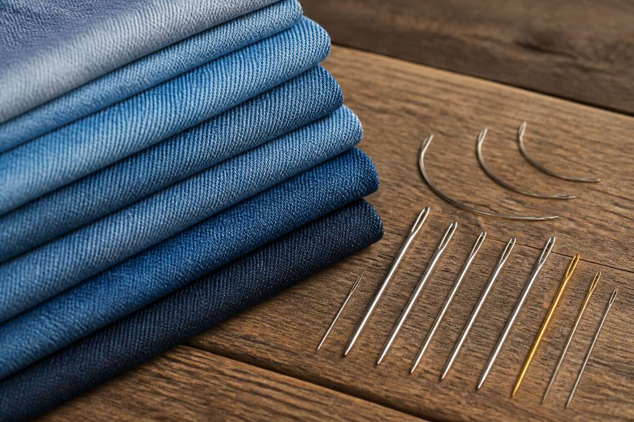 Comment choisir les tissus et aiguilles pour coudre un jean ?