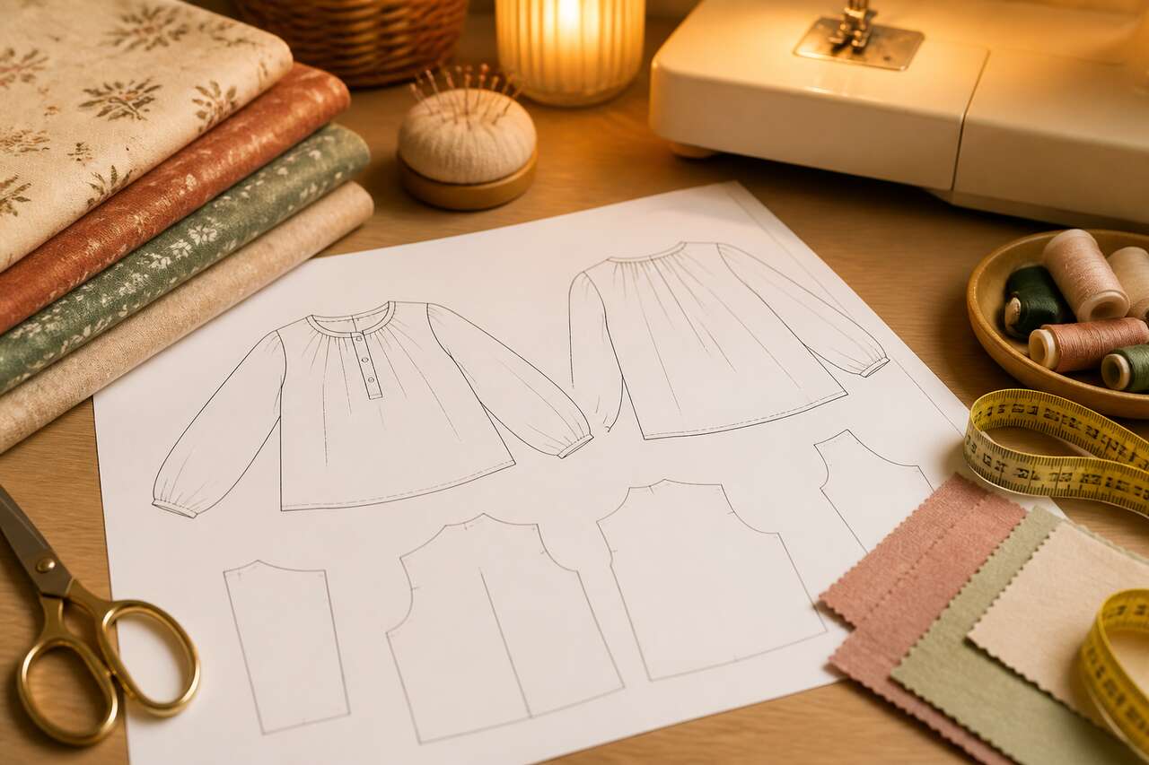 Patrons de blouses faciles pour débutants en couture