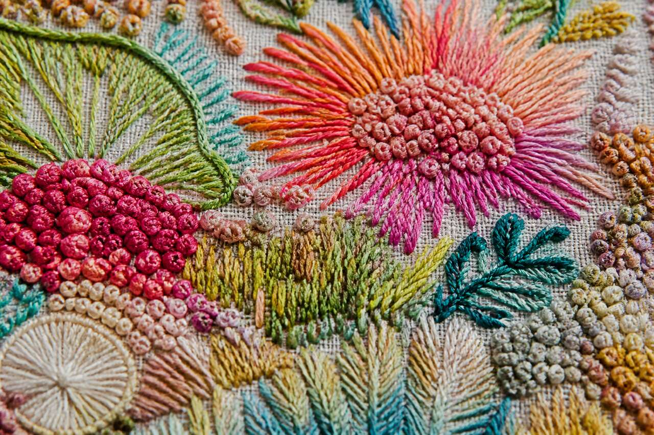 Broderies dessinées : l'art de Marion Romain