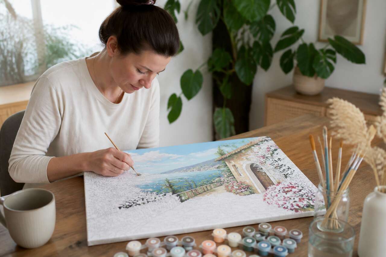 Se détendre avec la peinture au numéro