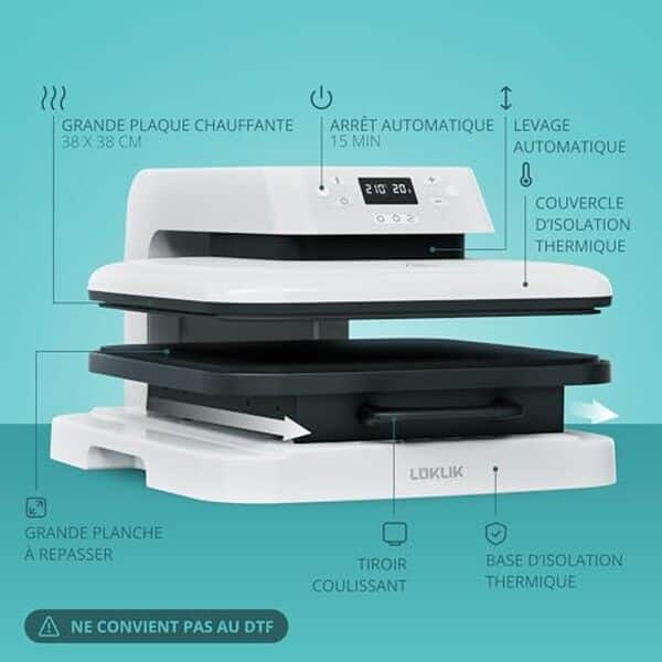 Découvrez notre test détaillé de la Loklik Auto Heat Press : caractéristiques, performances et verdict sur cette presse chauffante compacte pour transferts de qualité. 