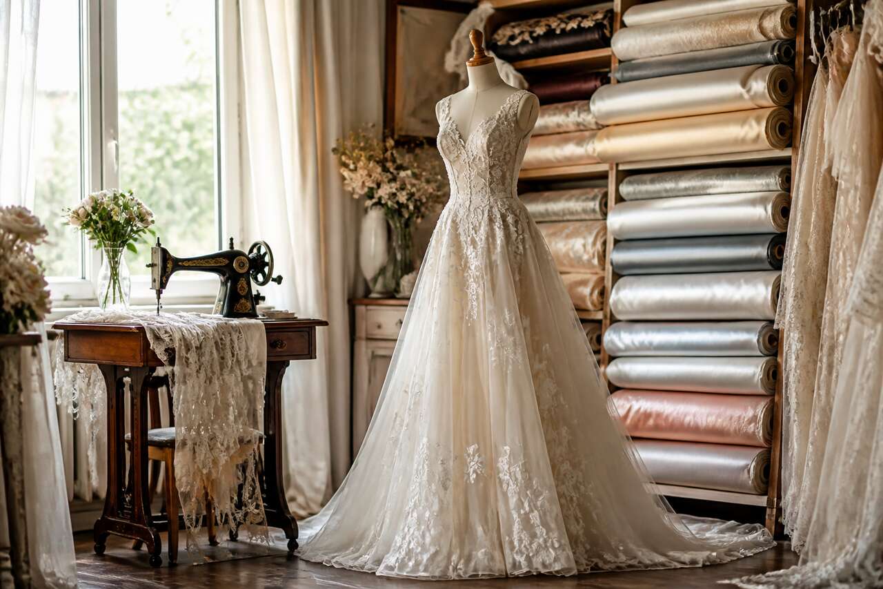 Choix des tissus pour une tenue de mariage parfaite Choix des tissus pour une tenue de mariage parfaite