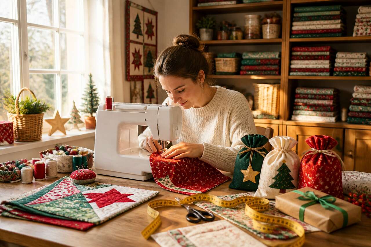 Cadeaux de noël à coudre pour toute la famille
