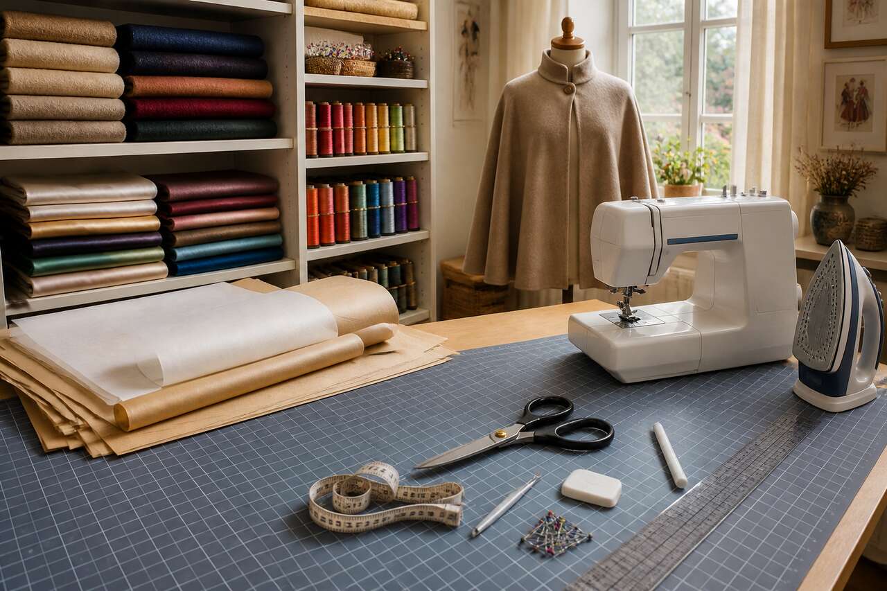 Patron de couture : créez votre cape femme élégante