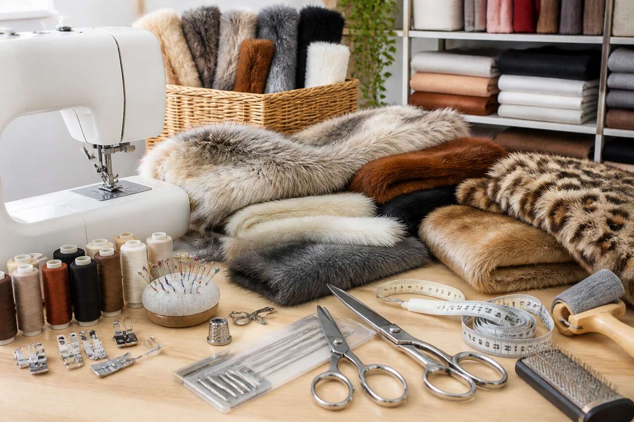 Les outils indispensables pour coudre la fausse fourrure Les outils indispensables pour coudre la fausse fourrure