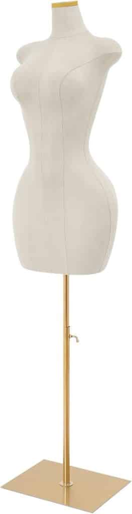 Avis sur le mannequin féminin Torso réglable en hauteur (blanc)