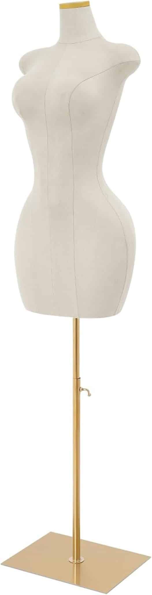 Avis sur le mannequin féminin Torso réglable en hauteur (blanc)
