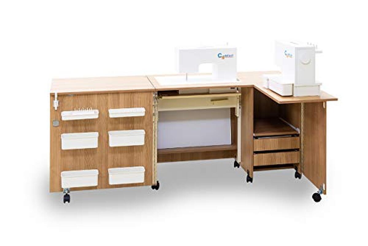 Test : armoire à coudre Comfort 5+ premium blanche