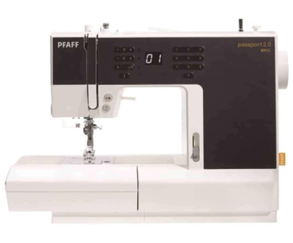Test de la machine à coudre Pfaff Passport 2.0