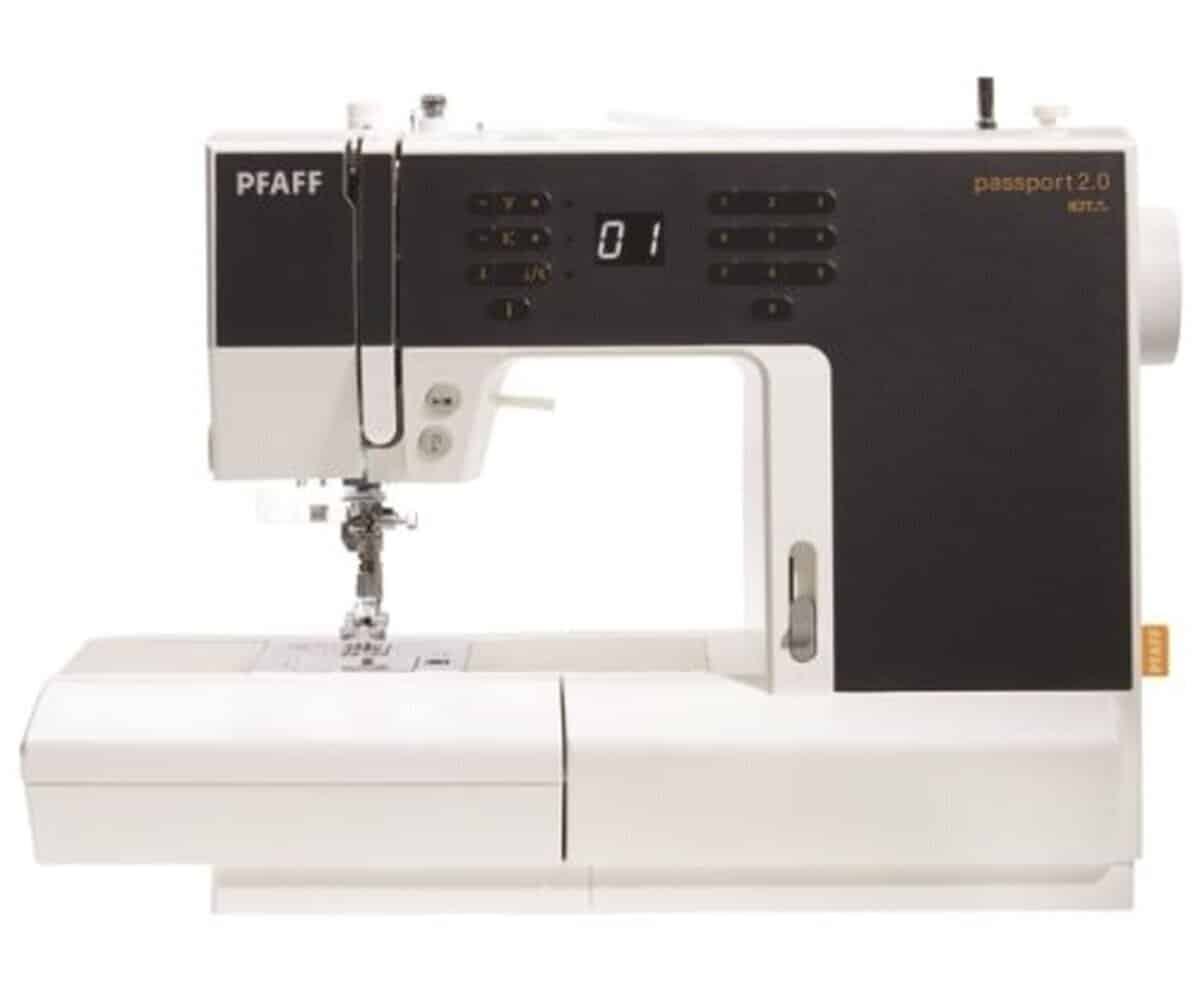 Test de la machine à coudre Pfaff Passport 2.0