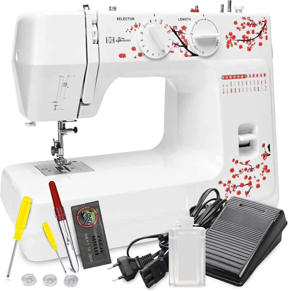 Test de la machine à coudre Retoo 4 vitesses 48 points