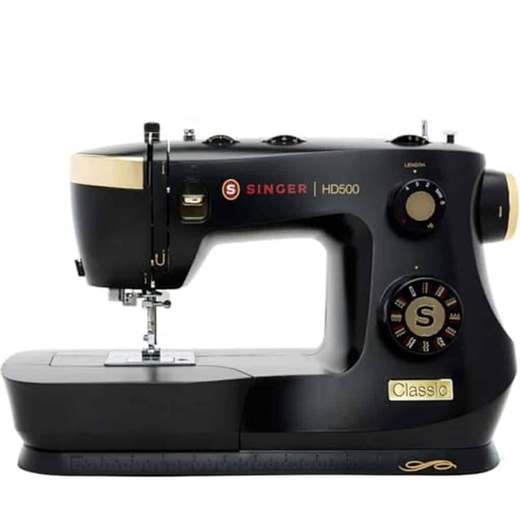 Test de la machine à coudre Singer Heavy Duty 500