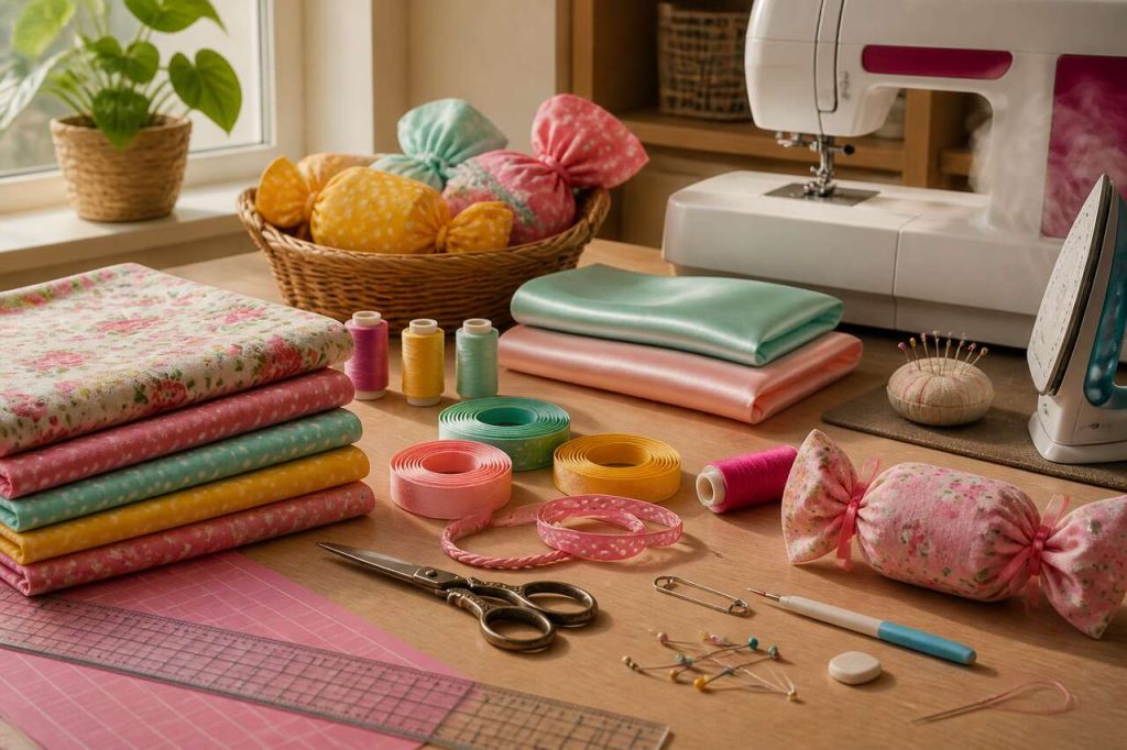 Tuto DIY : coudre un sac original en forme de bonbon