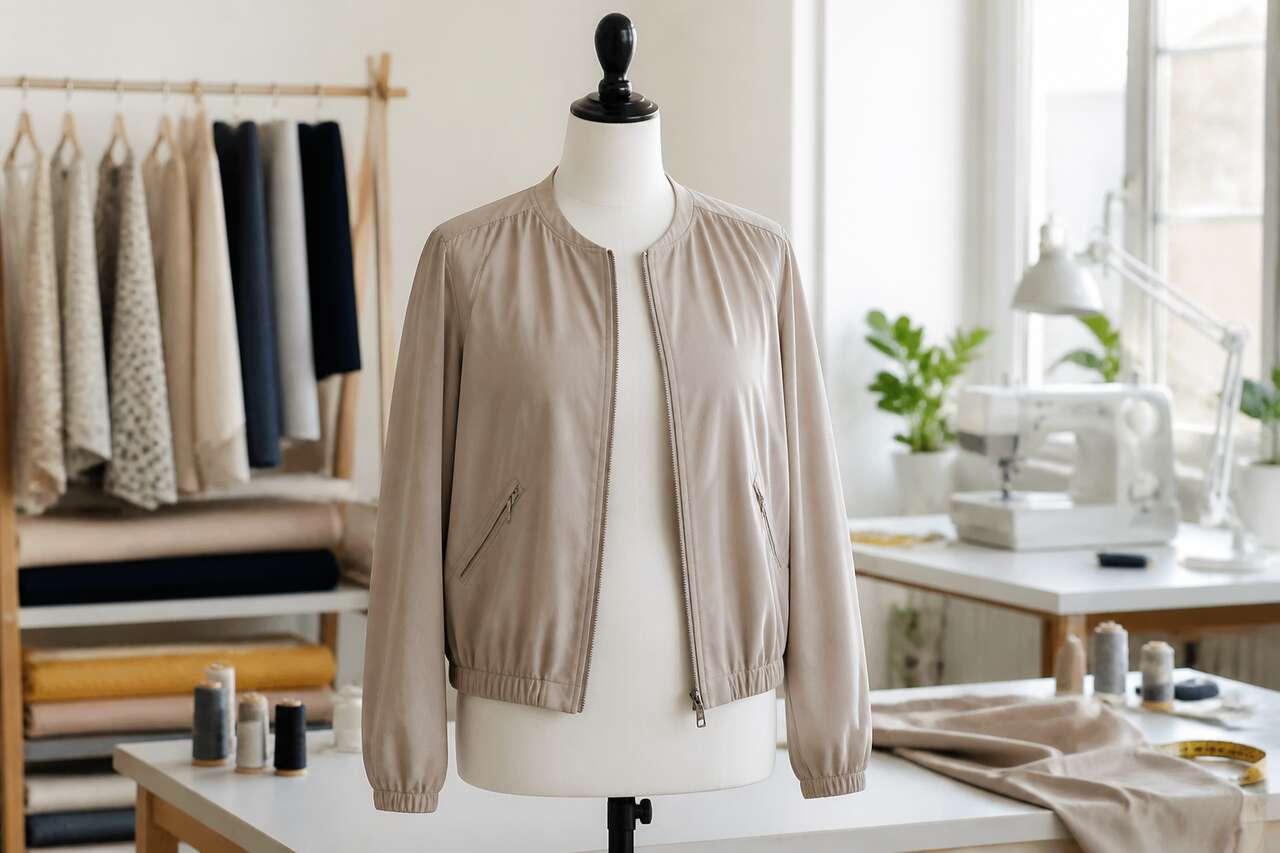 Tissus et fournitures: le combo gagnant pour une veste l&eacute;g&egrave;re