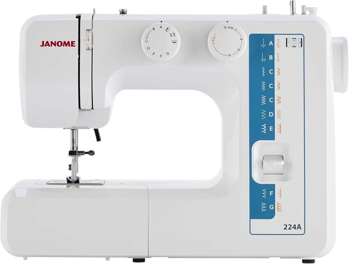 Test : machine à coudre Janome 224A