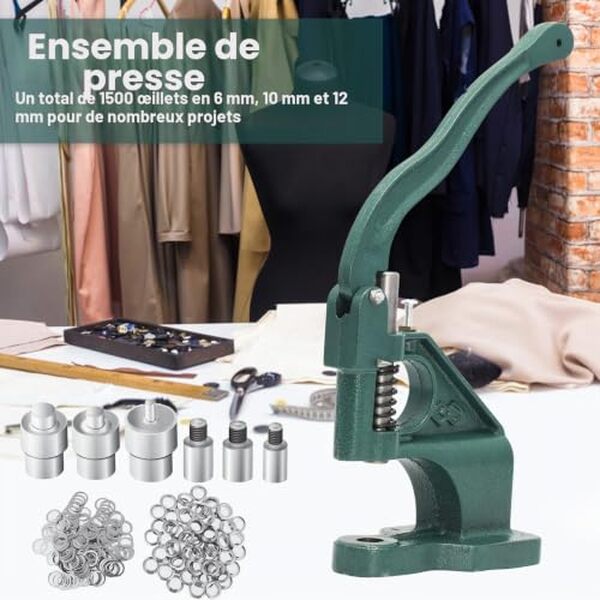 Découvrez notre test complet de la presse à œillets LetCart avec 3 matrices et 1500 pièces : caractéristiques, avantages et performance pour vos projets de customisation.