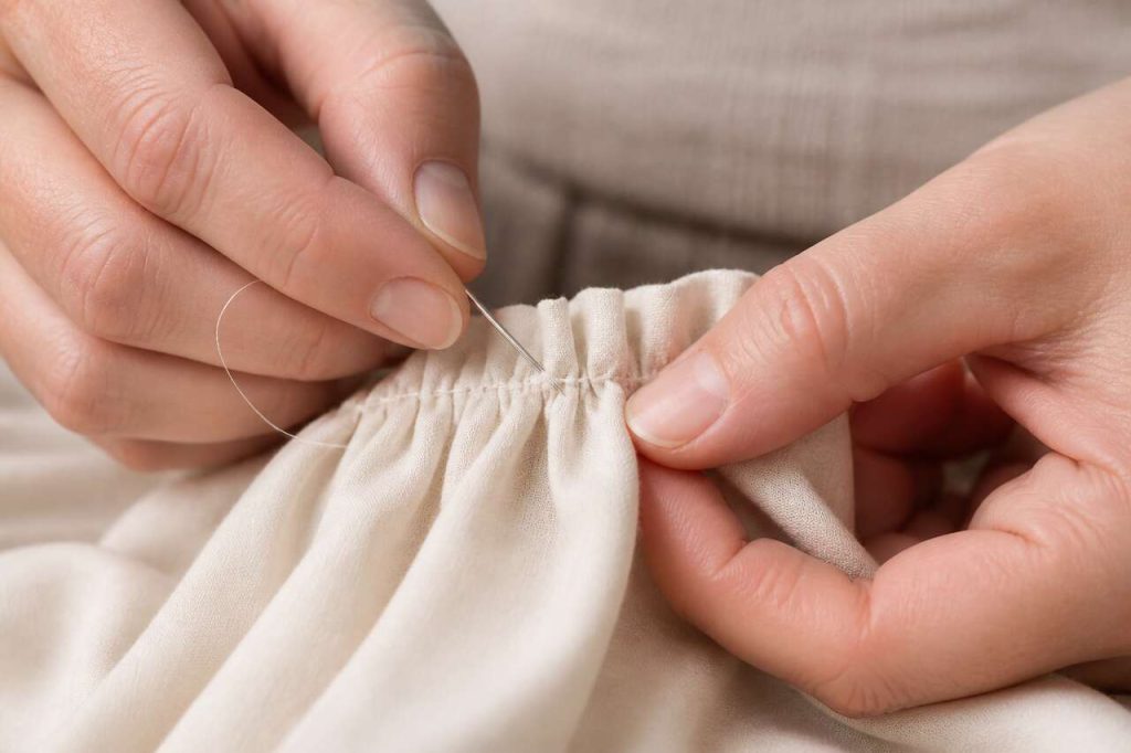 Astuces de couture : réussir des fronces régulières facilement