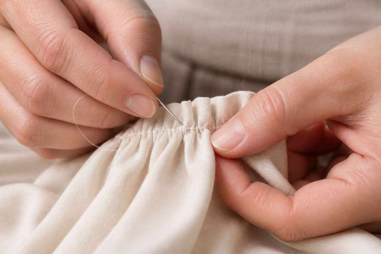 Astuces de couture : réussir des fronces régulières facilement