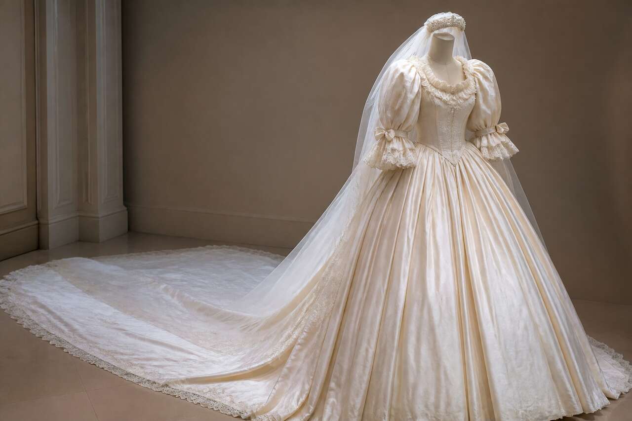 à quoi ressemblait la robe: coupe, matières, détails visibles à quoi ressemblait la robe: coupe, matières, détails visibles