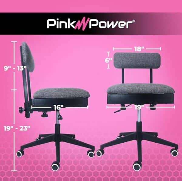 Découvrez notre test complet de la chaise de couture Pink Power : ergonomie, praticité et design pour optimiser votre espace de travail créatif.