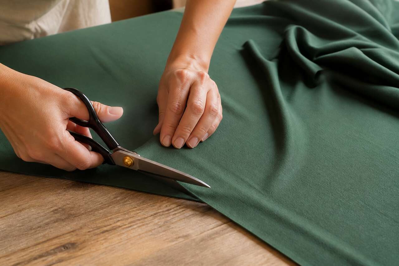 Comment couper le tissu dans le droit fil : techniques et astuces