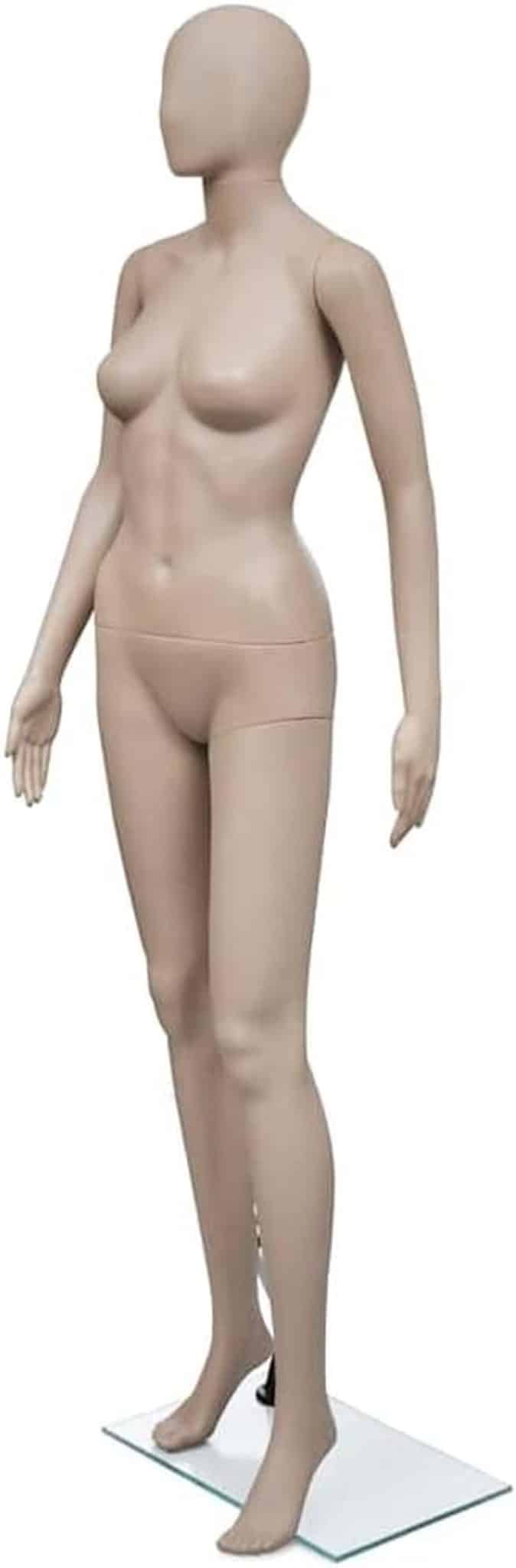 Avis sur le mannequin femme vidaXL en PVC et verre trempé