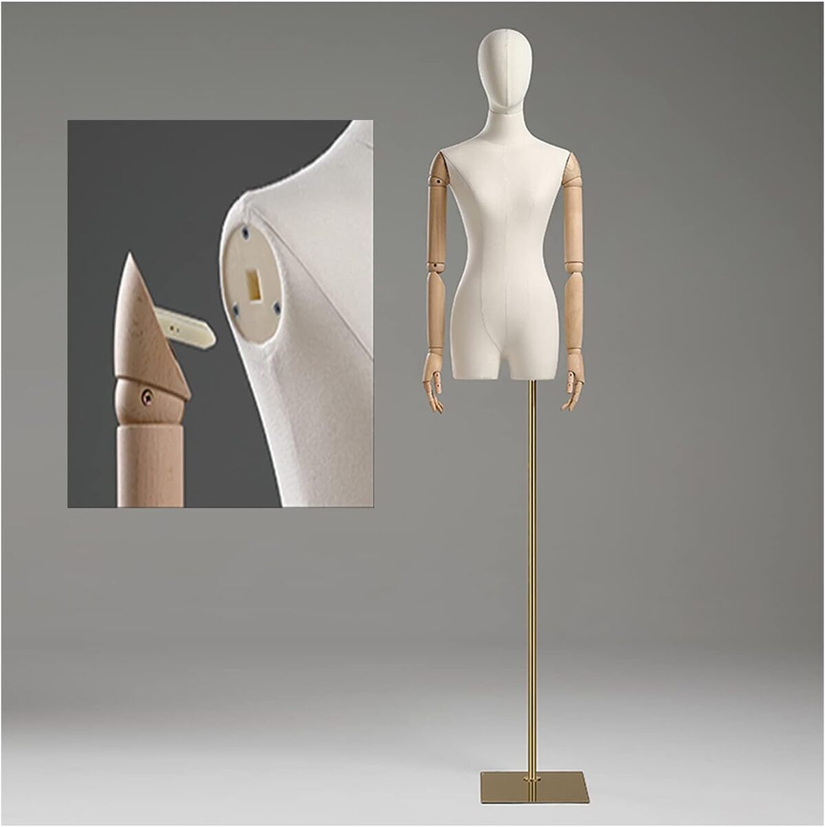 Test du mannequin de couture Gochusx ajustable 150-210 cm