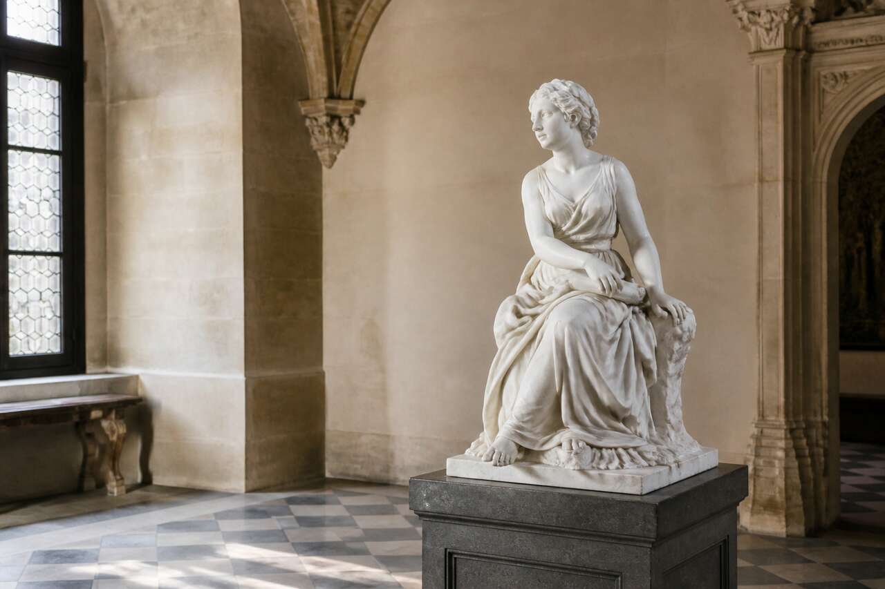 Parcours et scénographie : un château au service des œuvres Parcours et scénographie : un château au service des œuvres
