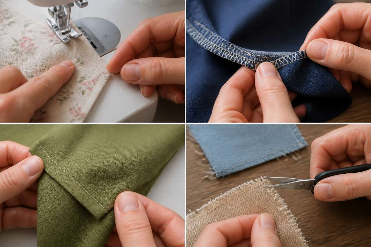 Surfiler sans surjeteuse: alternatives propres selon le tissu Surfiler sans surjeteuse: alternatives propres selon le tissu