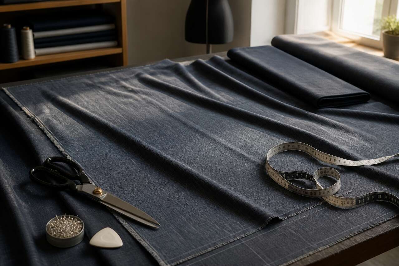 Placer le patron sur le tissu: droit-fil, pli et sens des motifs Placer le patron sur le tissu: droit-fil, pli et sens des motifs