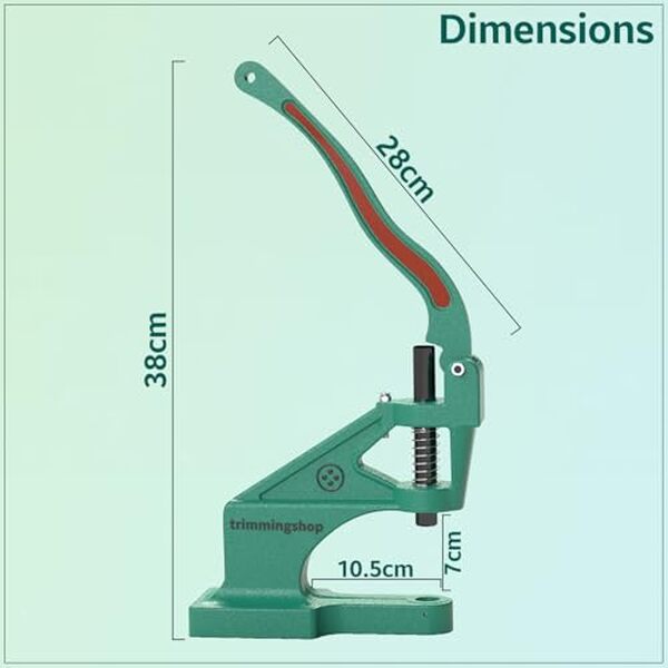 Testez la presse manuelle verte Trimming Shop pour vos œillets et rivets. Découvrez ses performances, notre avis détaillé et nos conseils d'utilisation pour réussir vos projets. 