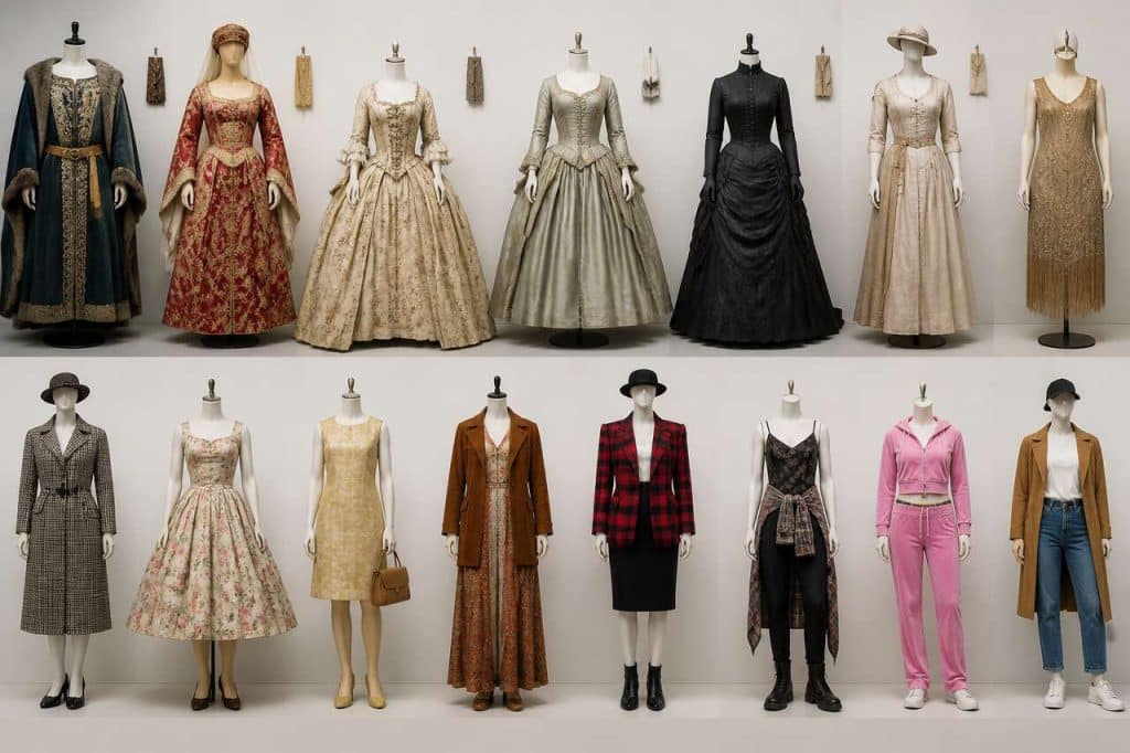 Avis : histoire des modes et du vêtement, un voyage du Moyen Âge au XXIe siècle