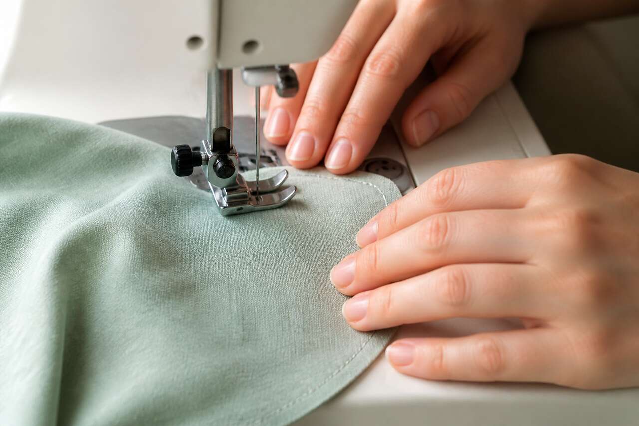 Ourlet sur bord arrondi: options faciles pour débutants Ourlet sur bord arrondi: options faciles pour débutants
