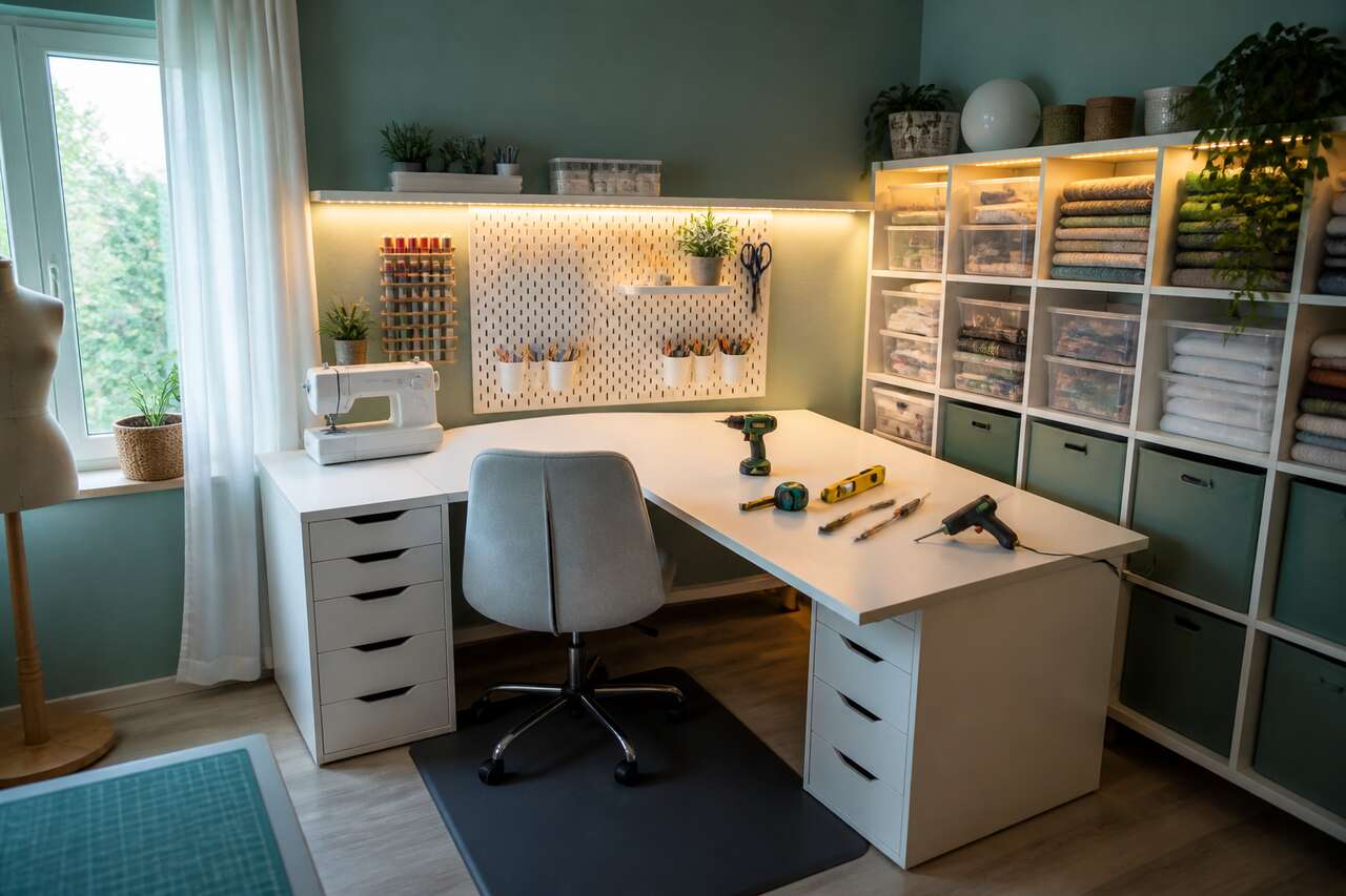 Comment aménager son atelier couture créatif avec Ikea