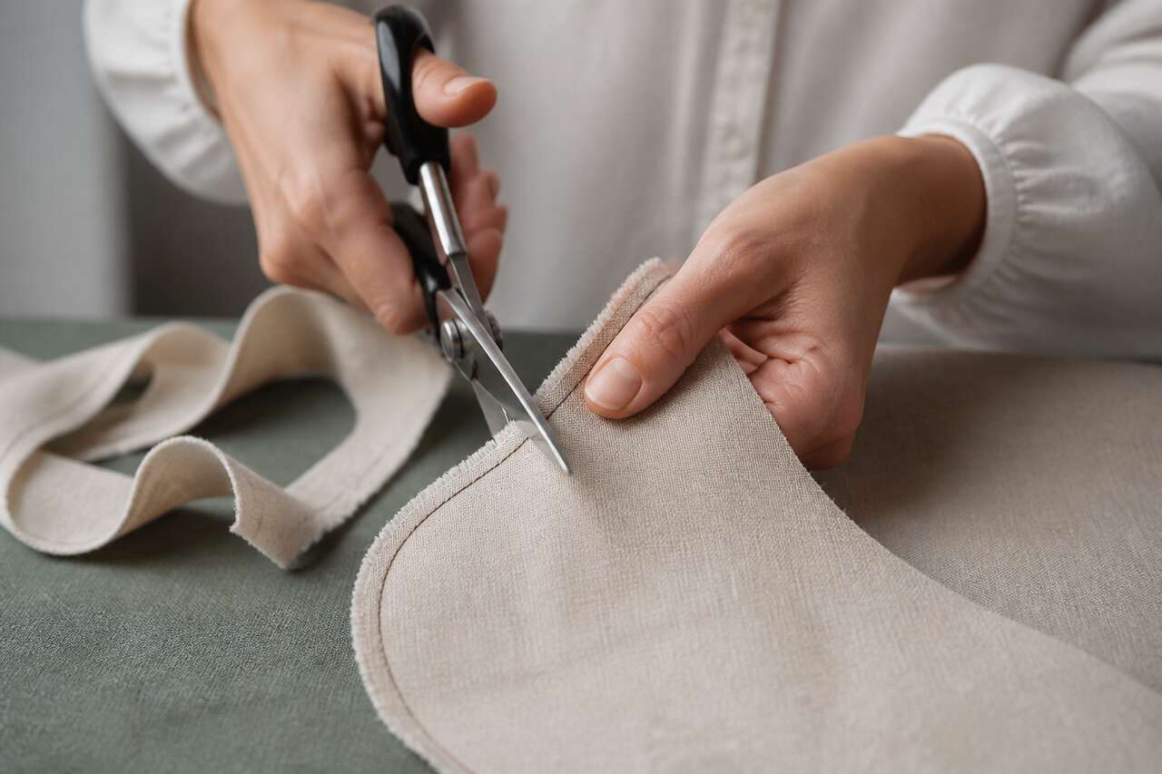 Comment bien cranter les courbes en couture ?