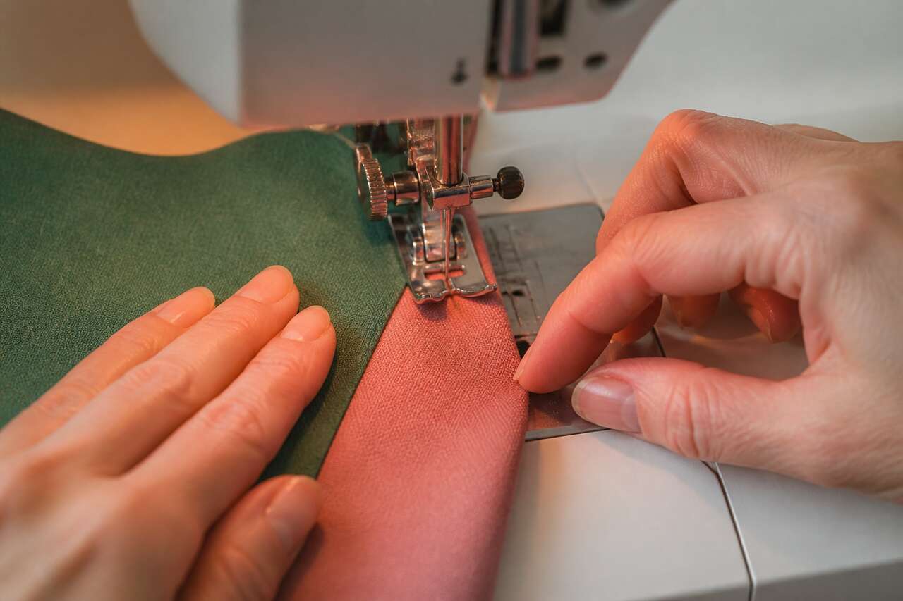 Assembler deux morceaux de tissu &agrave; la machine: les points essentiels