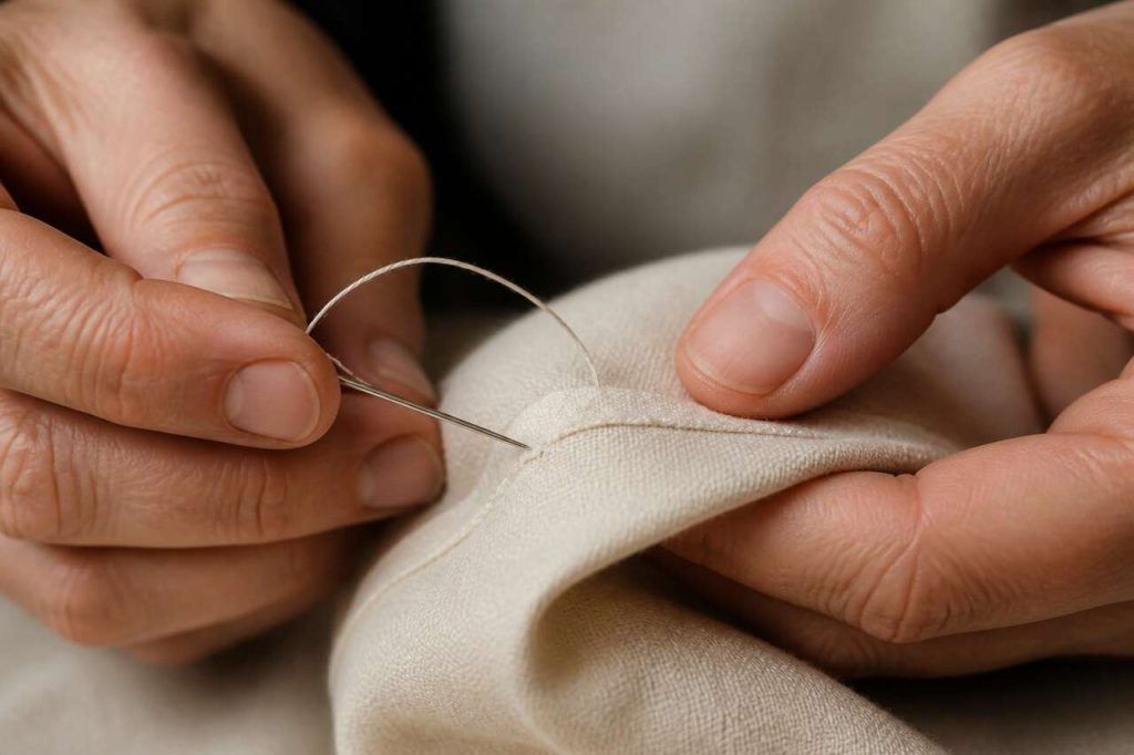 Comment bien reprendre une couture sans laisser de traces ?