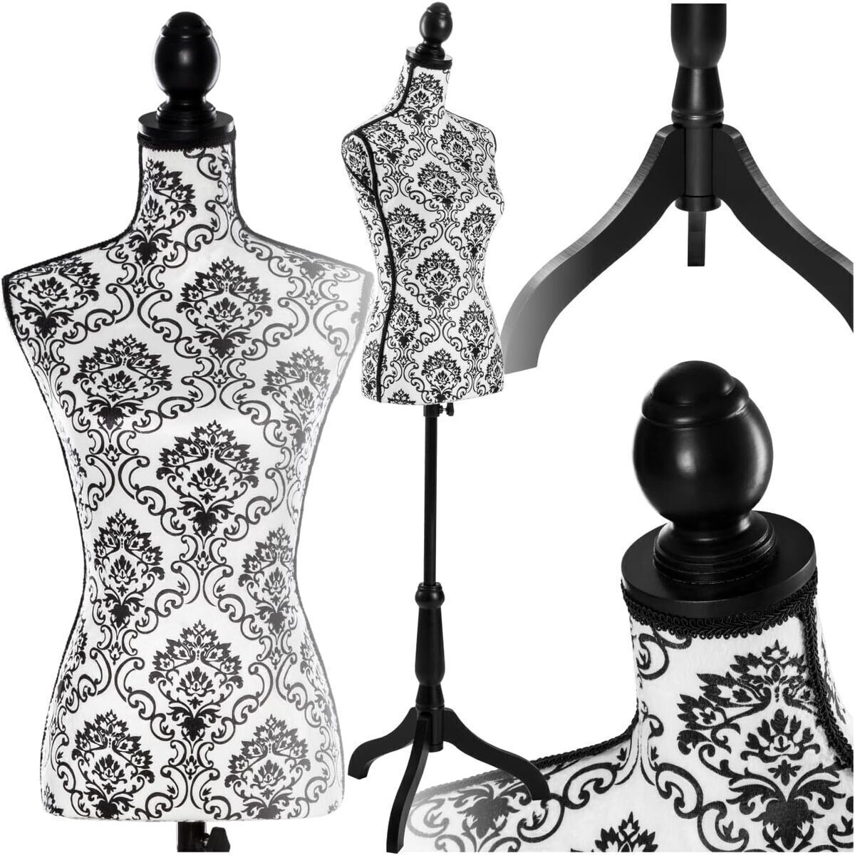 Avis sur le buste mannequin floral tectake® : élégance et ajustabilité