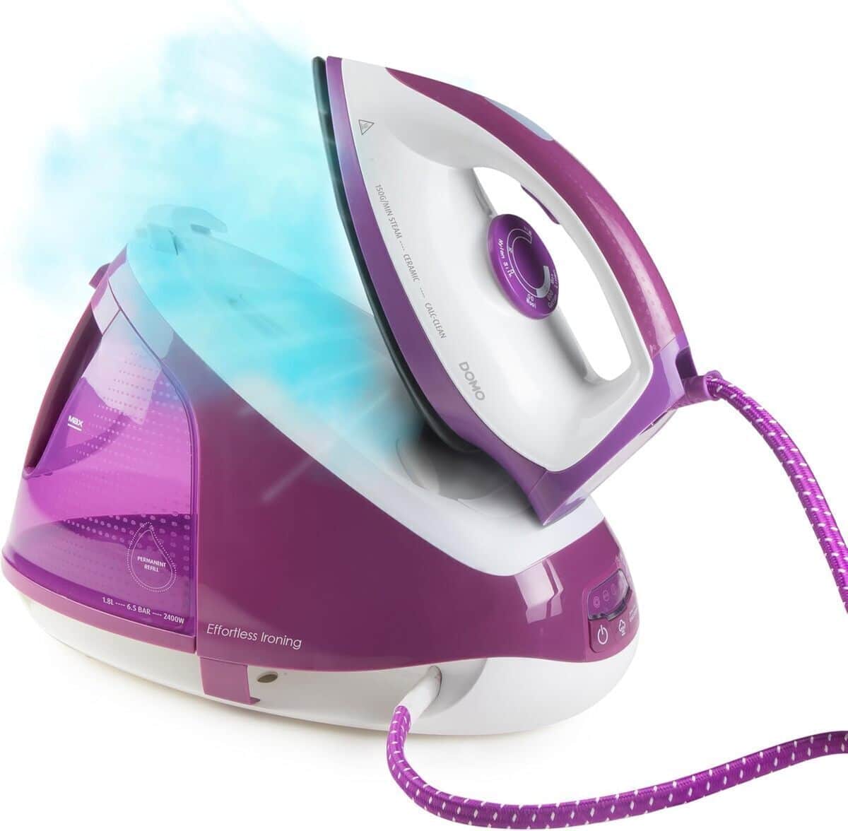 Test : centrale vapeur Domo DO7115S, puissance et efficacité