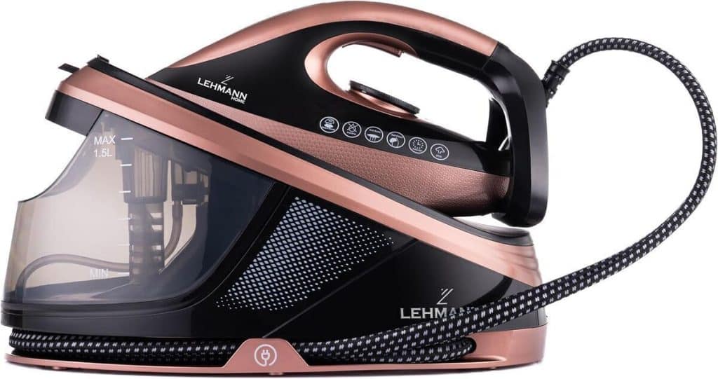Test de la centrale vapeur LEHMANN : puissance 2400W et performance 8 bars