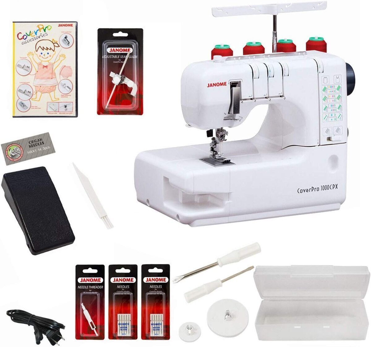 Test de la Janome Cover Pro 1000 CPX : polyvalence et efficacité