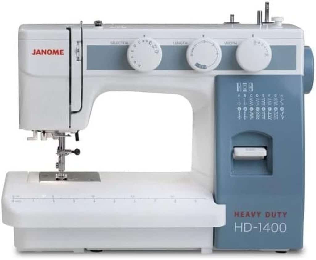 Test de la Janome HD1400 : machine à coudre performante