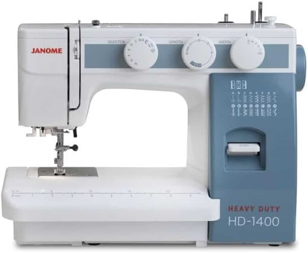Test de la Janome HD1400 : machine à coudre performante